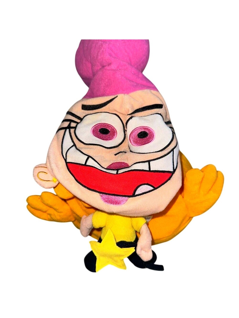 THE Fairly Oddparents Parents! Talking Wanda Flippable Fairies Fish Plush WORKS